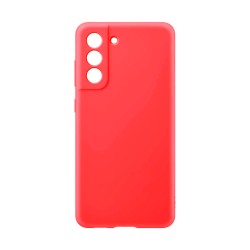 Capa de Silicone com Moldura de Câmera para Samsung Galaxy S21 FE 5g Vermelho Capa de Silicone com Moldura de Câmera para Samsung Galaxy S21 FE 5g Vermelho